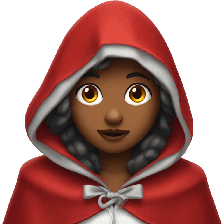 Little red riding hood emoji