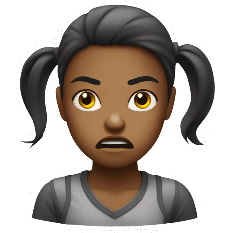 Angry girl emoji