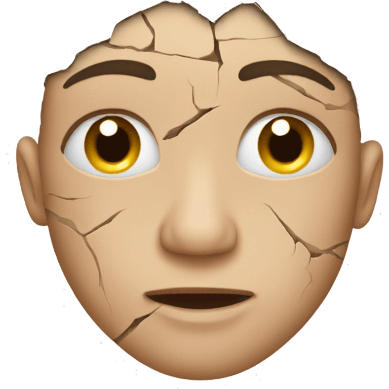 cracked skin emoji