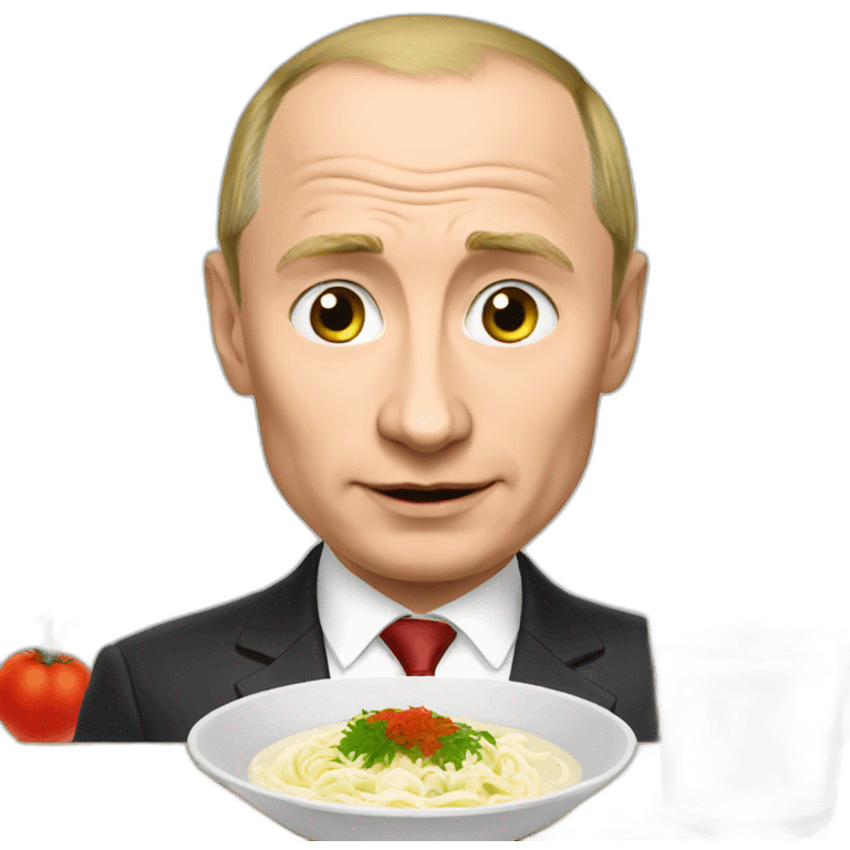 Putin eat borsch emoji