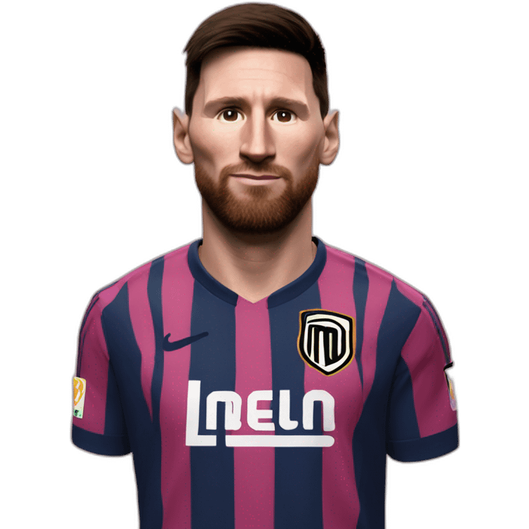 Lionel Messi with Inter Miami jersey emoji