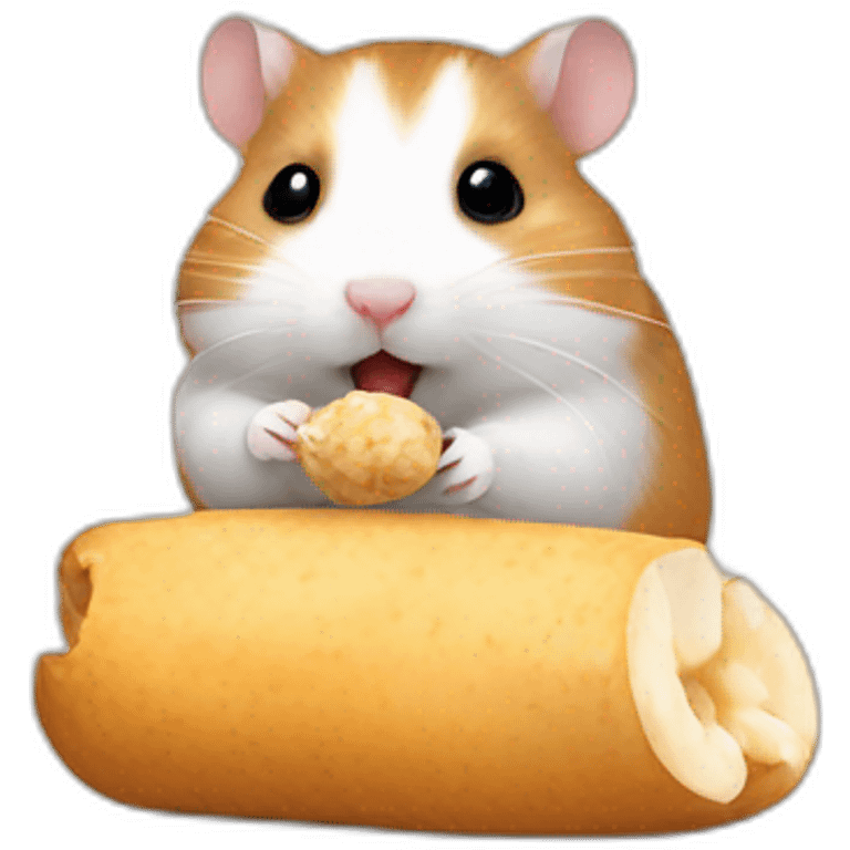 Hamster eating peanut emoji