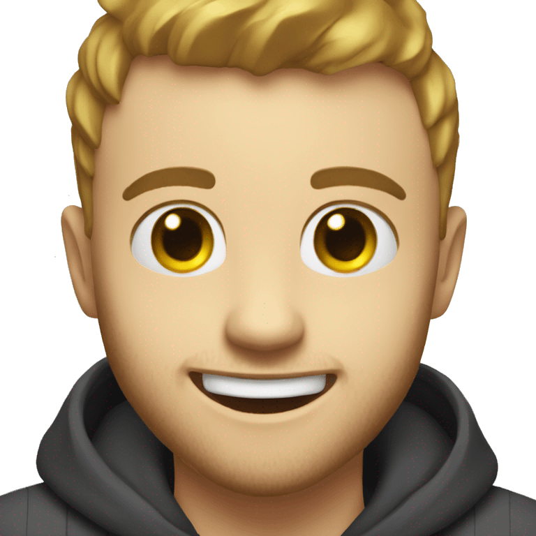 Squeezie qui sourit  emoji