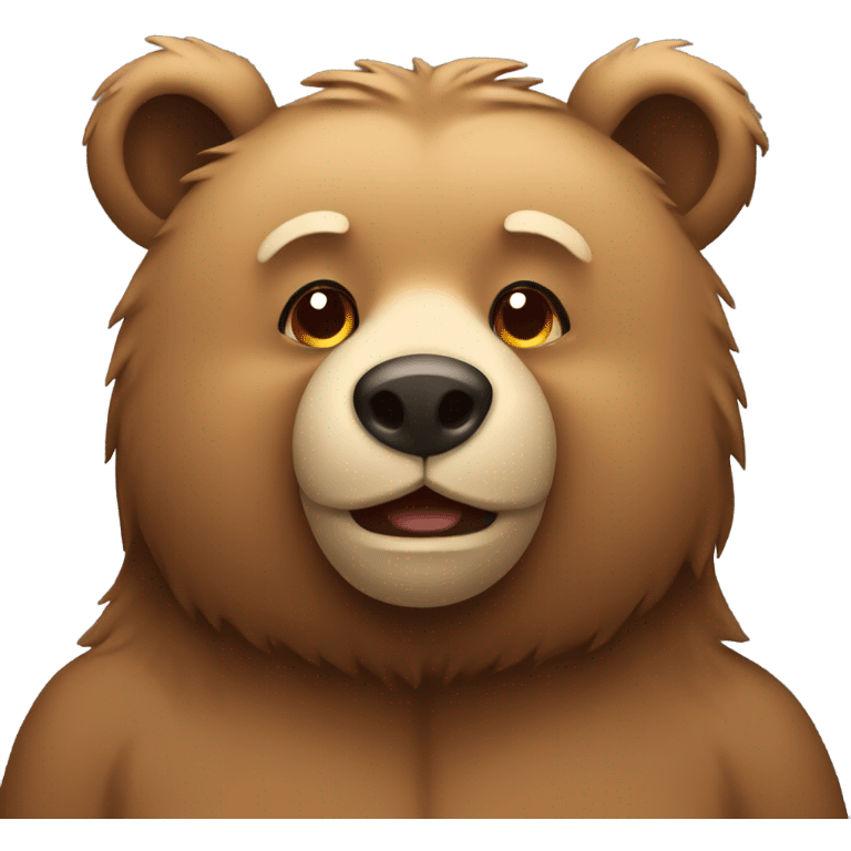 Bear with a tan emoji