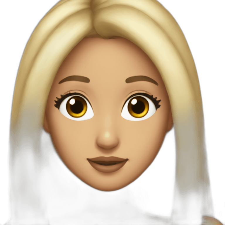 Ariana Grande, blonde emoji