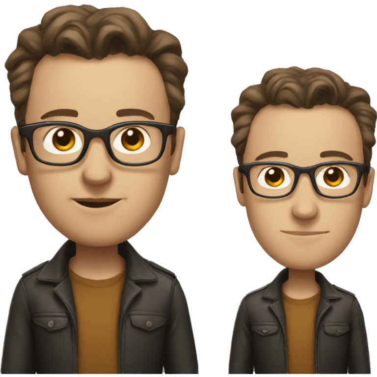 Musk wears glasses emoji