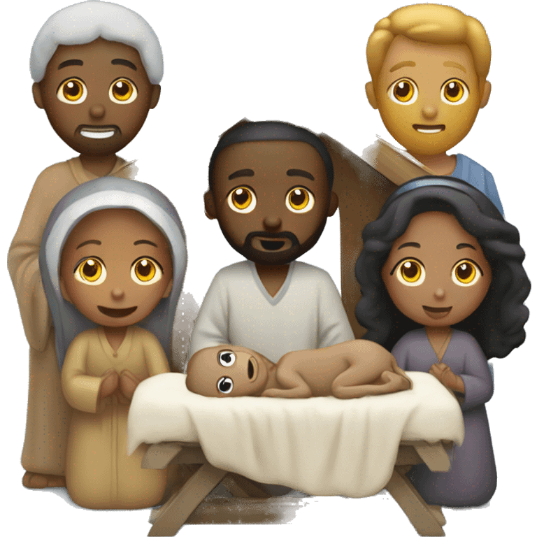 Nativity scene emoji