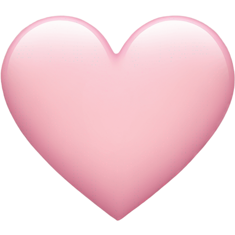 Light pink heart emoji