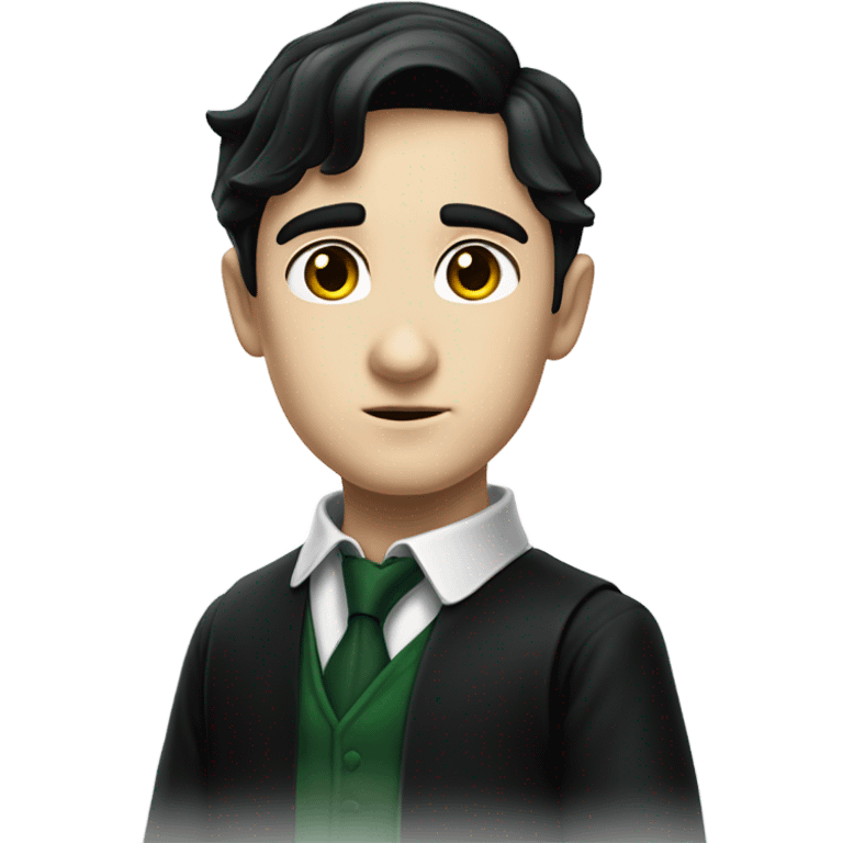 tom riddle in slytherin uniform realistic emoji