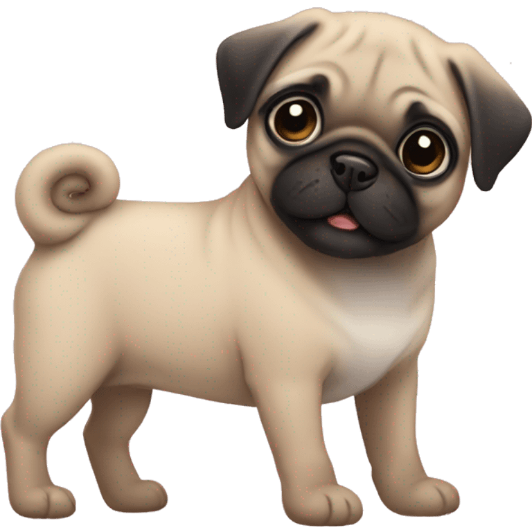 a baby pug emoji