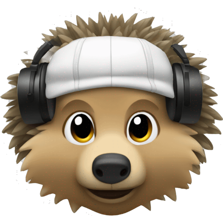 jamaican dj hedgehog emoji