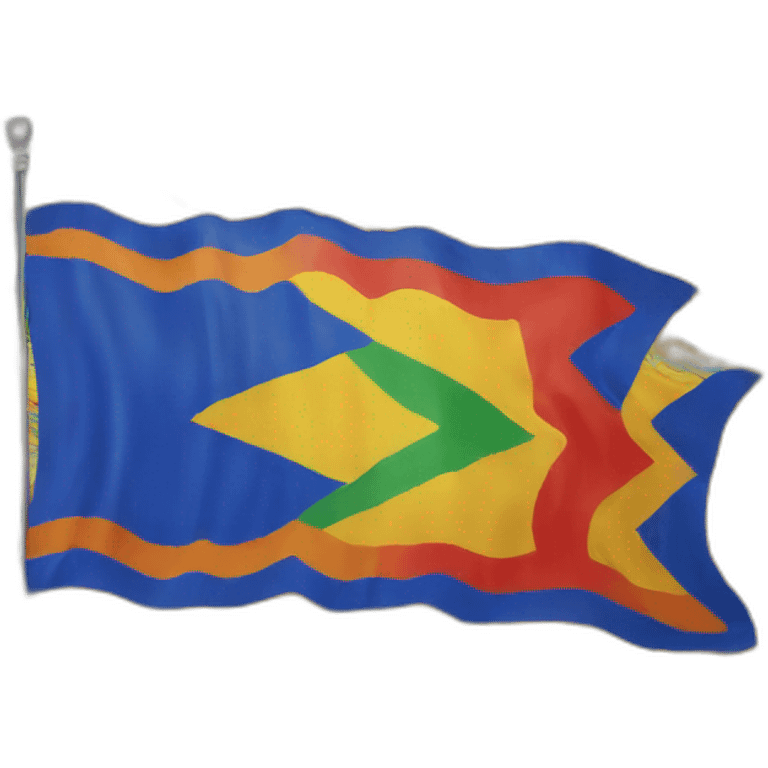 Drapeau kabyle emoji