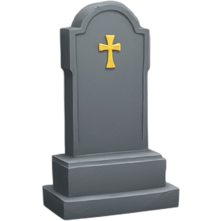 tombstone of the Ukraine emoji