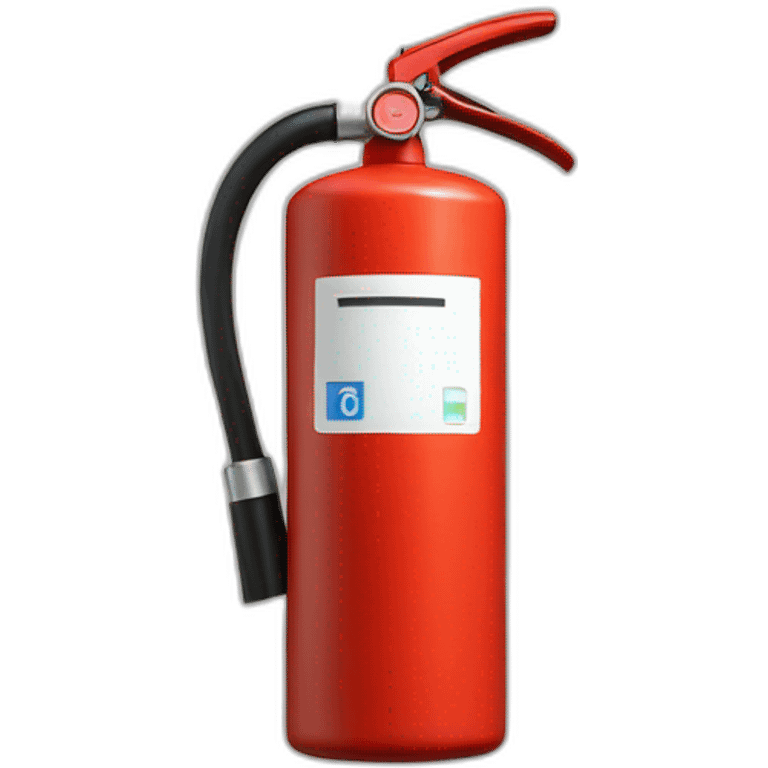 funny fire extinguisher emoji