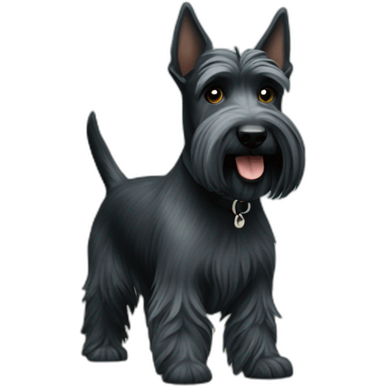 scottish-terrier-dog-walking emoji