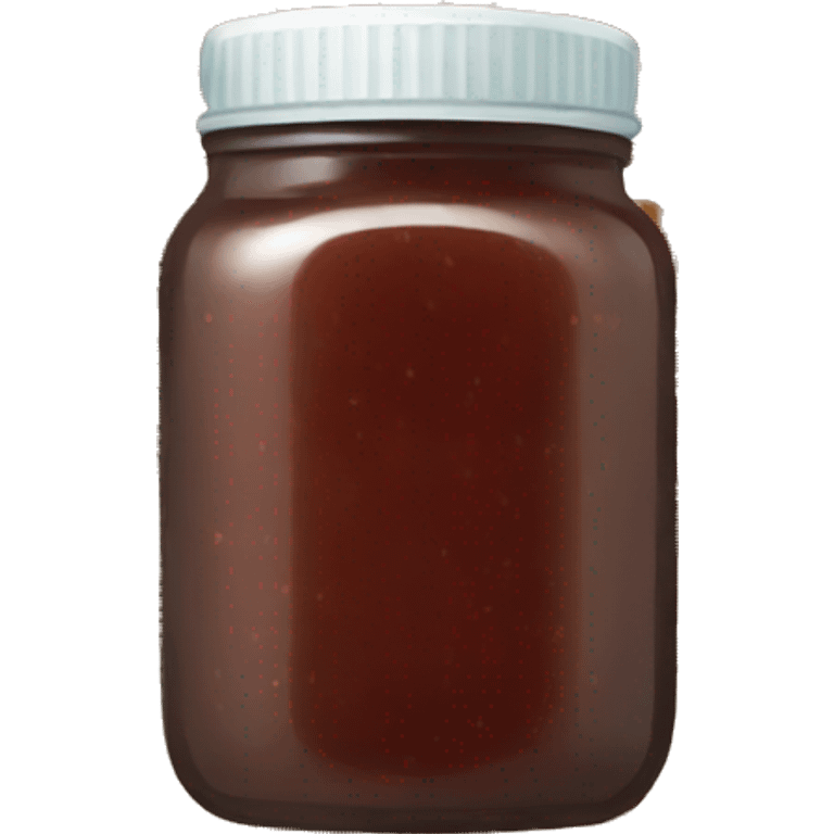 a jar of brown jam emoji