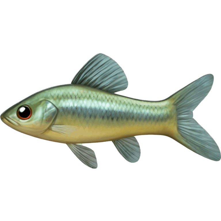 Fathead Minnow (Eng.), Minó, Cabezón (Sp.), Pimephales promelas emoji