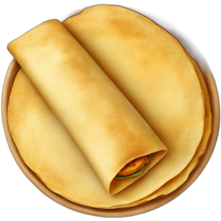 Indian dosa emoji