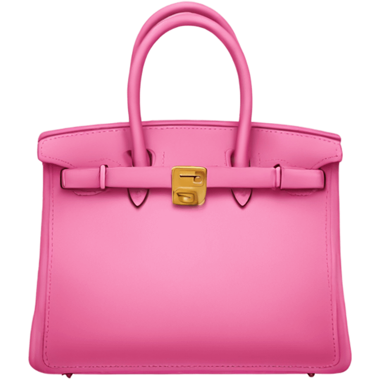 Pink birkin bag emoji