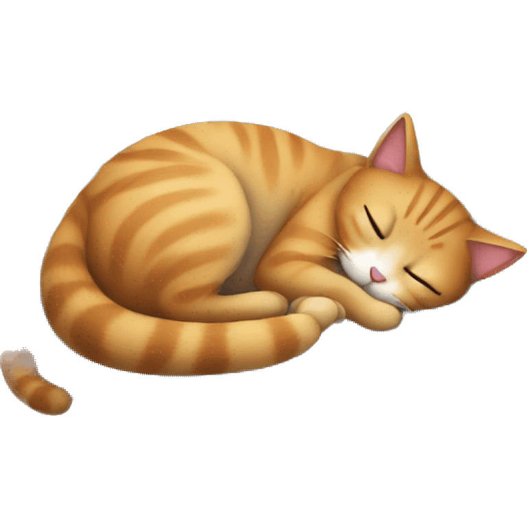 À cat Who  sleep at Chrismas  emoji