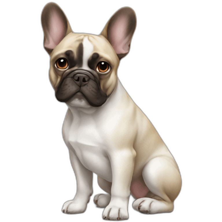 FRENCH BULLDOg at work emoji