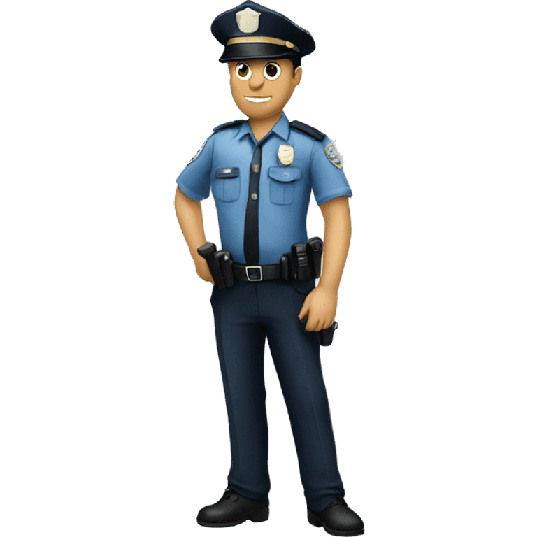 police officer white emoji