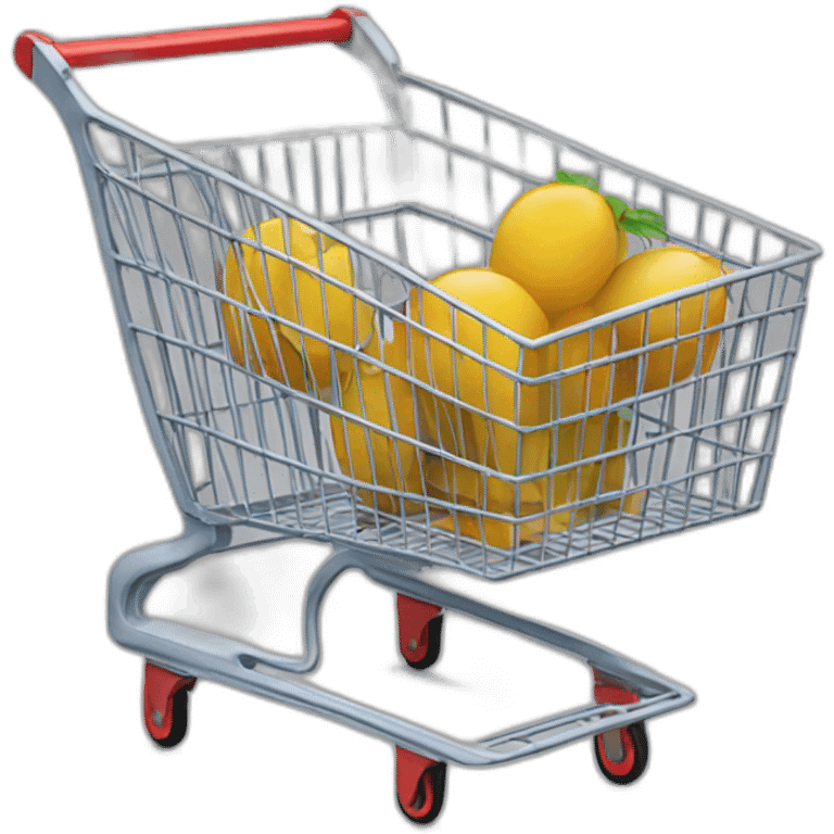 Big shopping cart  emoji