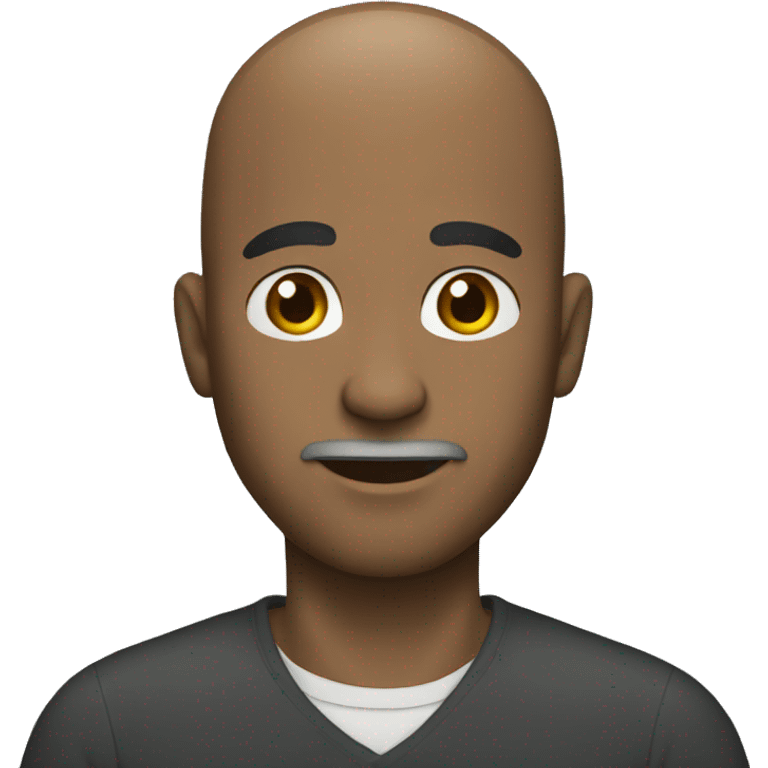 bald black man with a slight gray beard emoji