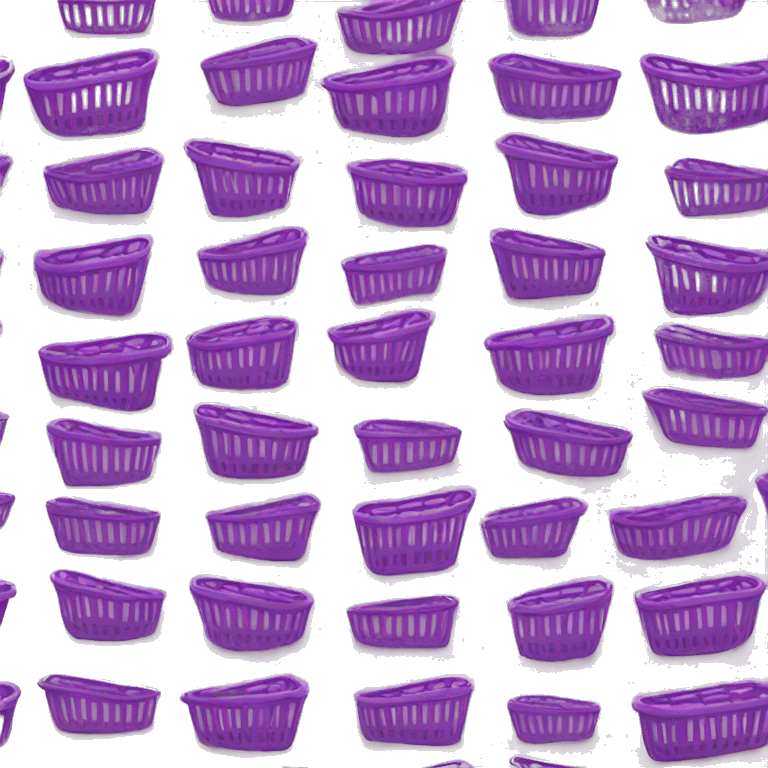 shopping basket violet emoji