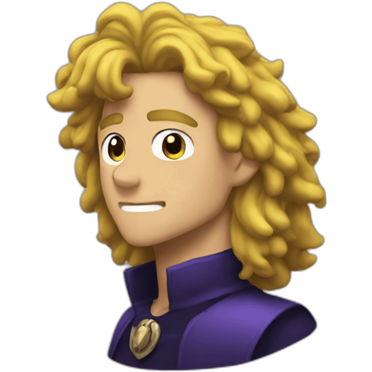 Dio and the world emoji