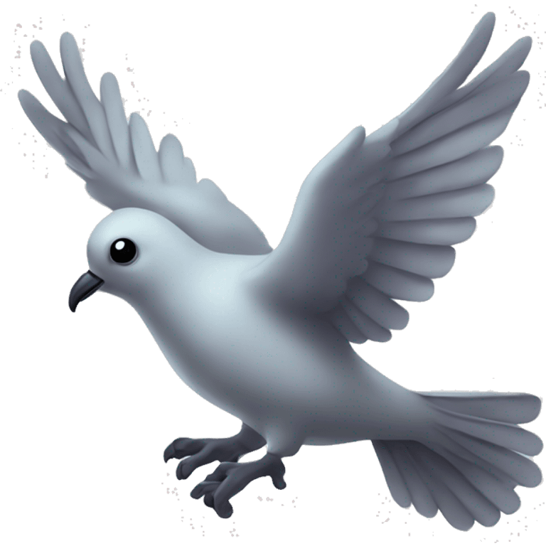 Zombie peace dove emoji