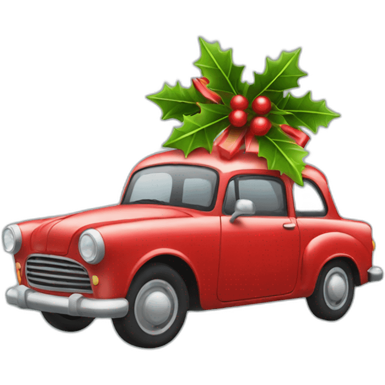 christmas car emoji