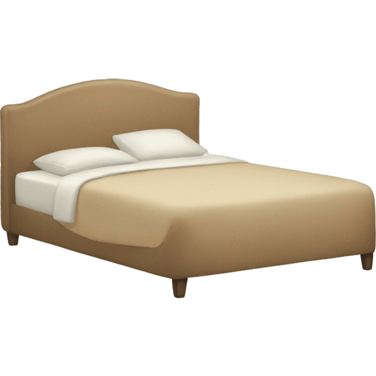 Beige bed emoji