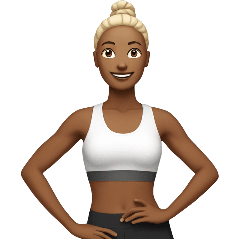 Yoga teacher  emoji