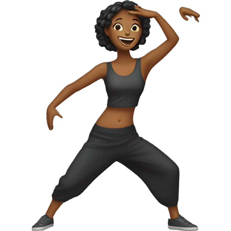 Woman dancing emoji