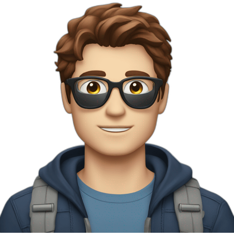 Peter b parker with mayday emoji