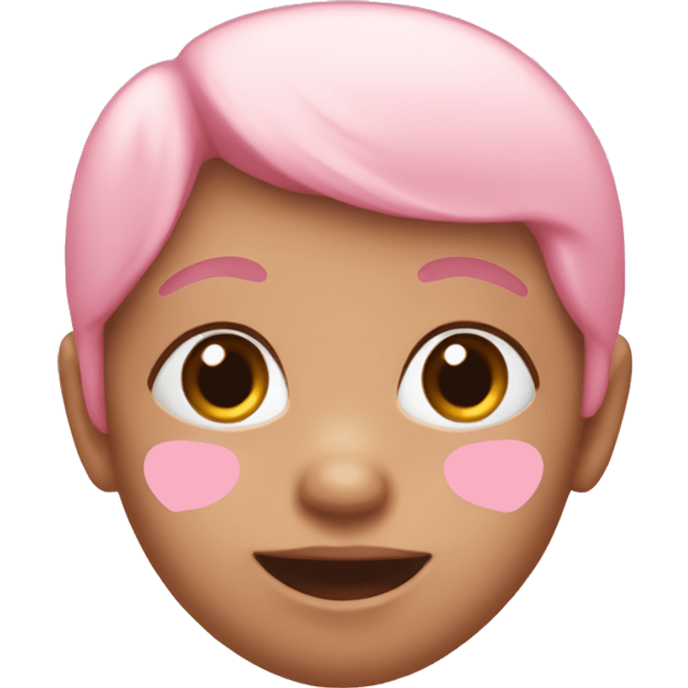 Baby pink heart emoji