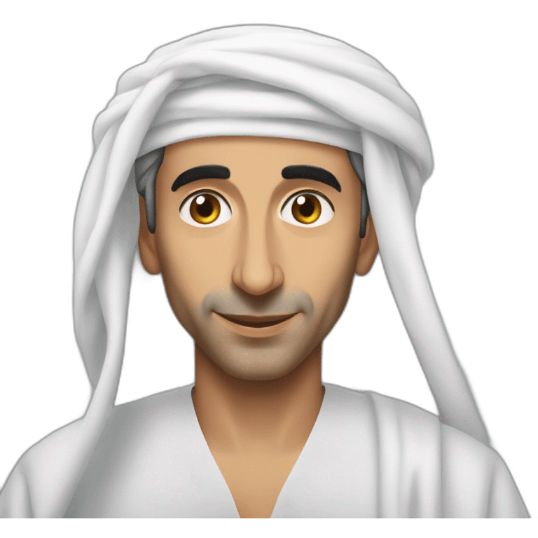 Eric Zemmour with djellaba emoji