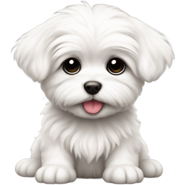 maltese puppy emoji