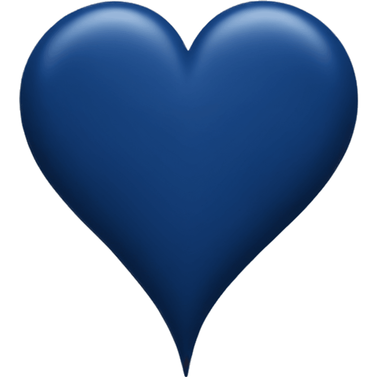 heart dark blue emoji