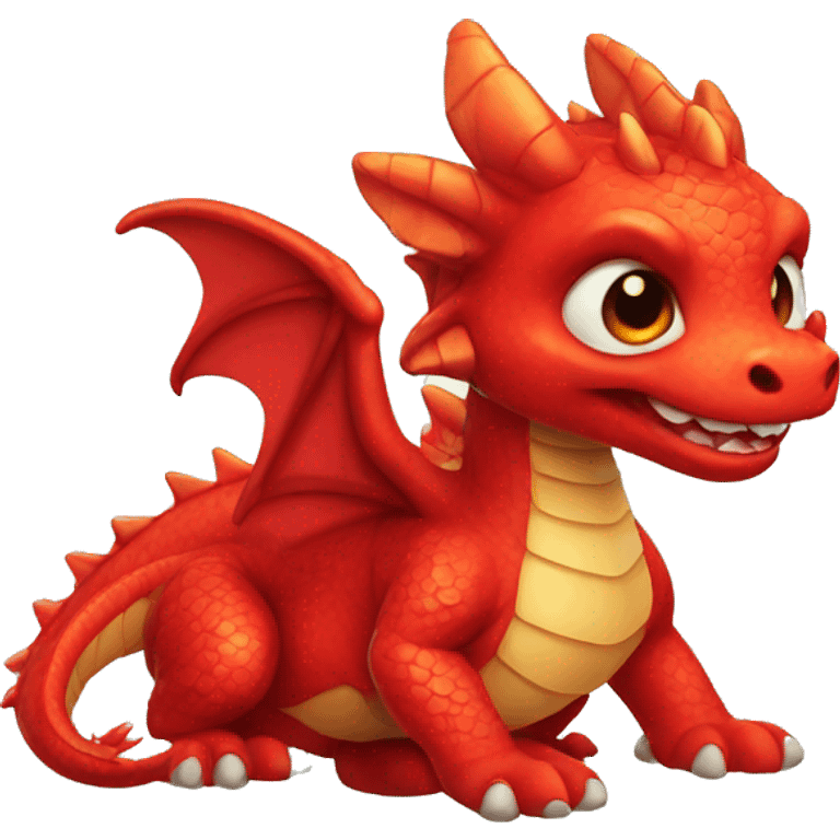 cute red dragon emoji