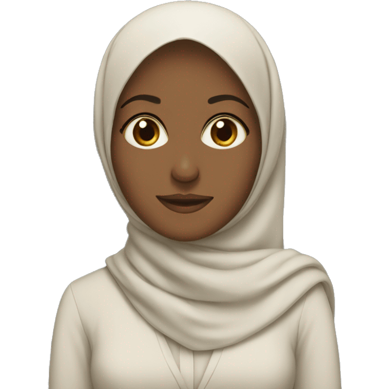 English teacher hijabi woman  emoji