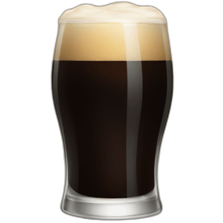 Glass of stout emoji