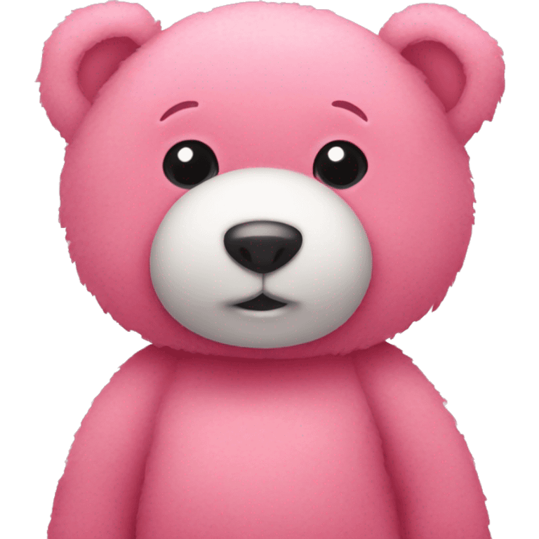 cute pink teddy bear  emoji