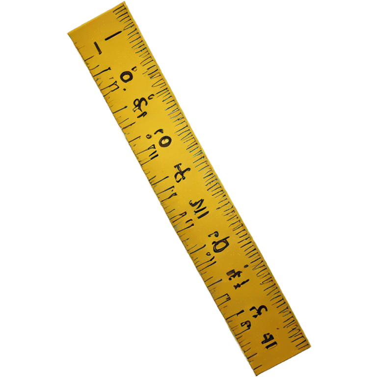 Two inch ruler emoji