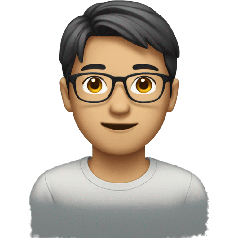 young-asian-man-with-glasses emoji