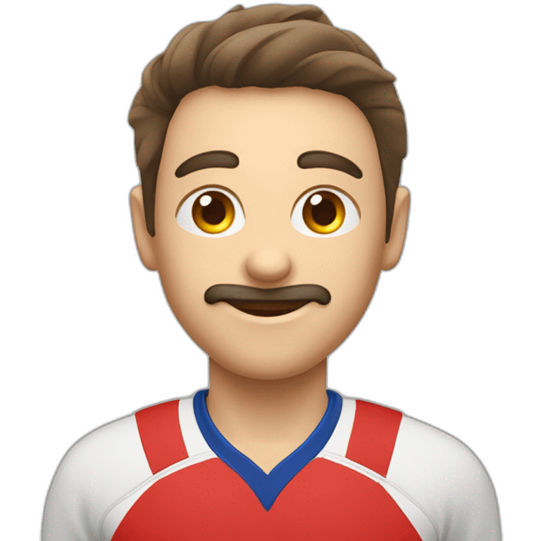 Balón de voleibol en forma de corazon rojo emoji