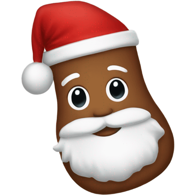 Santa sock emoji