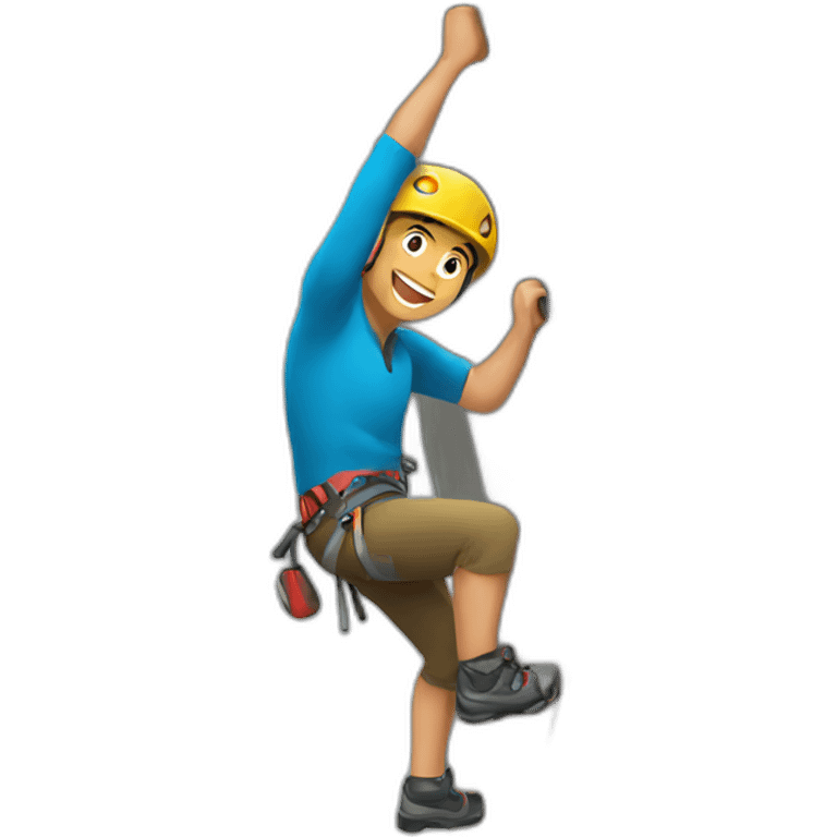 climbing emoji