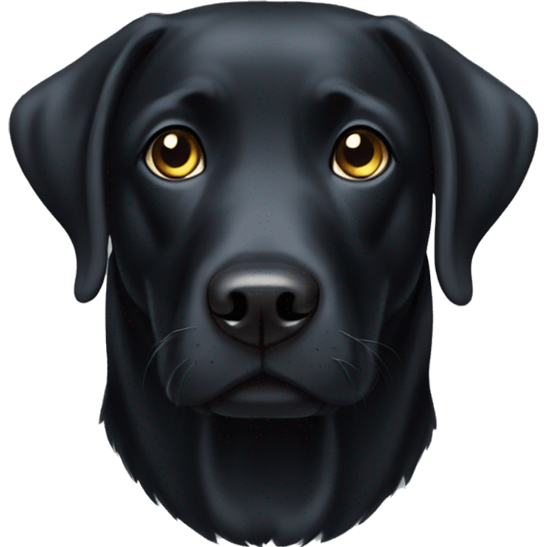 black Labrador emoji